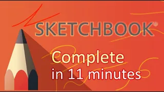 Autodesk SketchBook  - Tutorial for Beginners in 11 MINUTES!