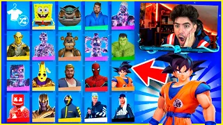 ENSEÑO mi TAQUILLA con TODAS las SKINS HACKEADAS en Fortnite...(1.000.000$) *INCREIBLE*