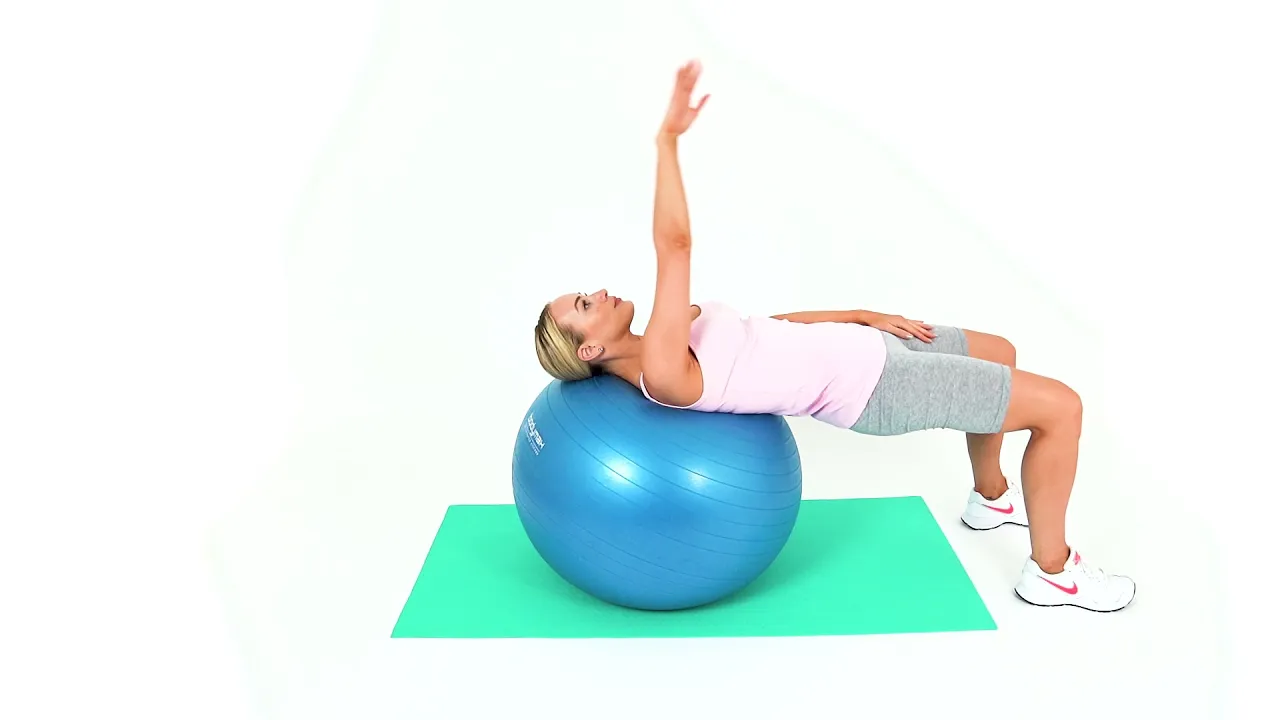 Image Dos crawlé sur Swissball