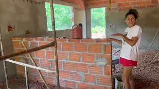 Tour pela minha casa nova que tá em construção