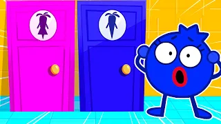 A Silly Restroom Mix-Up! 😅 Help Avocado Baby Choose