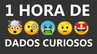 1 HORA SEM PAUSAS DE DADOS CURIOSOS! (Fatos Insanos)