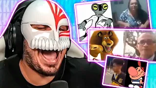 PESSOAS com vozes dos PERSONAGENS.. HILÁRIO!