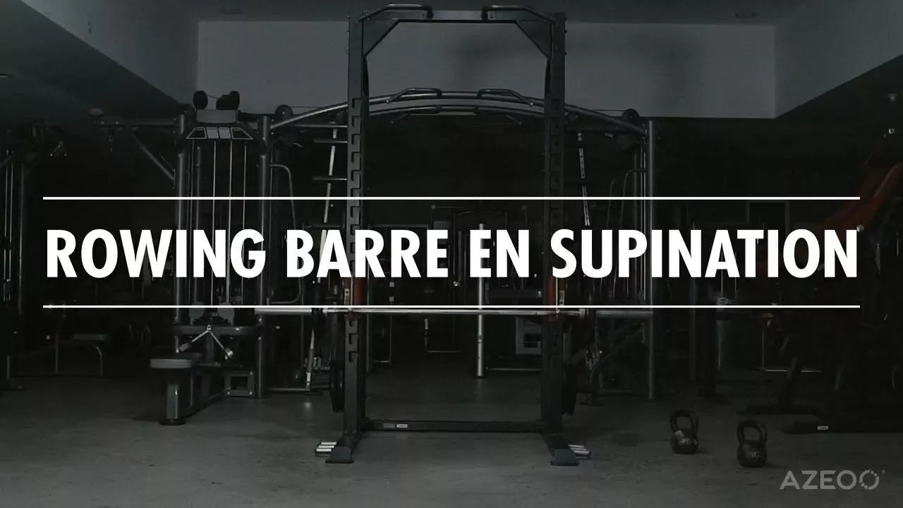 Image Rowing barre en supination