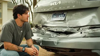We Got in a Car Wreck (with both kids in the car)