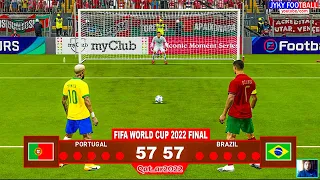 PES 2021 - Portugal vs Brazil Final - Penalty Shootout HD