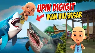 Upin ipin di Makan ikan HIU Megalodon , ipin takut ! GTA Lucu