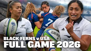 Black Ferns v USA 2026, Sacramento FULL GAME