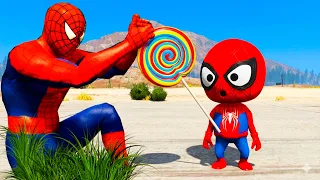 HOMEM-ARANHA DEU UM PIRULITO PRO SEU AMIGO no GTA 5