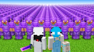 Can We Survive 100 Hunters Using OP Items?