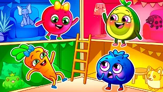 Giant Dollhouse Song 😍🏠 So Many Colors 💙💛🧡|| VocaVoca Karaoke 🥑