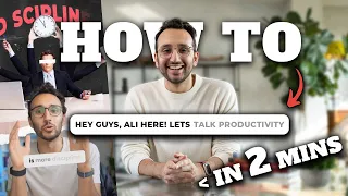 Ali Abdaal Subtitles under 2 mins! | (Check Description)