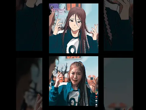 IF Squid game  was an anime #art #shorts #squidgame