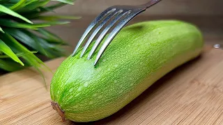 Wenn Sie 1 Gabel und eine Zucchini in Ihrem Haus haben  Probieren Sie dieses Rezept unbedingt aus!