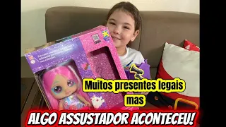 Antonella mostra o que ganhou  no Natal de 2025! Algo muito assustador aconteceu durante a gravação!