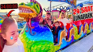 KUZEY ELİF 24 SAAT LUNAPARK VLOG !! ELİF AĞLADI KORKUDAN !! #24saat دي دي ميدو - لولو | قناة وناسة