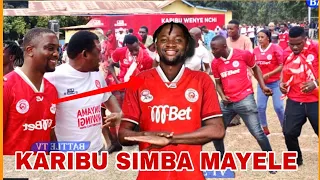 Kumekucha: SIMBA WAMTAMBULISHA FISTON MAYELE Muda huu LEADERS CLUB....