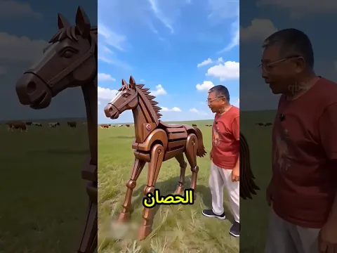يا حبيبتي، الحصان ده لما بتضغطي على الزرار بيتحوّل لكنبة، وبعدها لخيمة😱🐴⛺