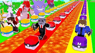 NOVA CORRIDA DAS NOVAS LUCKY PIXELMON MAS TEM ARMADILHAS DE POKEMON - MINECRAFT PIXELMON MOD