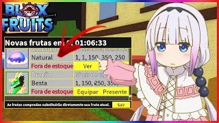 COMO SABER O QUE VAI VIM NA LOJA DO BLOX FRUITS!!!