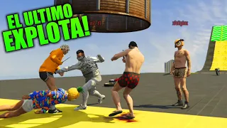 EL ÚLTIMO EXPLOTA PERO... A PIE!!!!