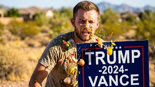 Bait Trump / Vance Sign Prank *Nobody Expected This*