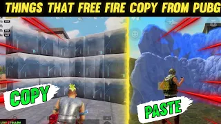 THINGS THAT FREE FIRE COPIED FROM PUBG BGMI 😧🔥|| YOU DONT KNOW ABOUT || PUBG BGMI