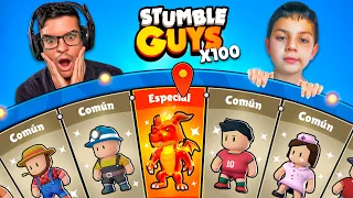 Le REGALO x100 RULETAS al NIÑO y le toca su PRIMERA ESPECIAL... 😱