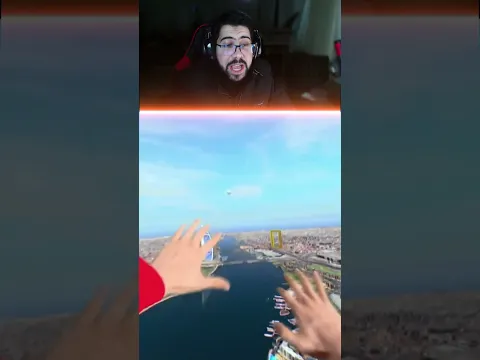 قفز من الطيارة ليمسك الكرة 😱