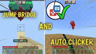HOW TO JUMP BRIDGE AND AUTOCLICK IN MINECRAFT *MCPE* 1.18 THROUGH *KEYMAPPER* (NO CLICKBAIT)