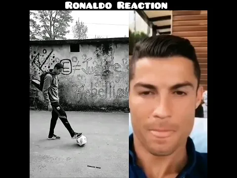 Ronaldo Reaction in football_skill #football #siuuuu
