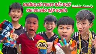 Những cú twist bất ngờ khi Bo Báo gặp Nghĩa đẹp trai | BoBin Family