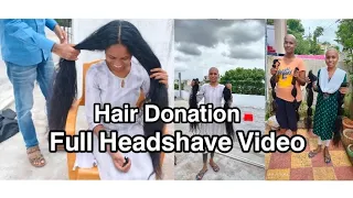 women headshave latest | Hair donation | Headshave |bald|Contact:7330931729 #hairdonation #headshave