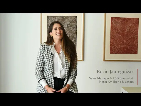 Rocío Jaureguízar, Sales Manager & ESG Specialist Pictet AM Iberia & Latam, nos habla en este breve vídeo de la economía circular, tratando temas como su importancia y funcionamiento.