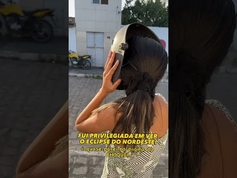 Vocês conseguiram vê ?? 👀 #eclipse #nordeste