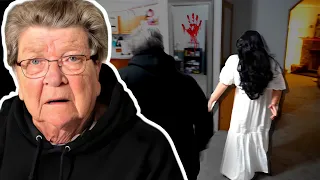 GHOST PRANK ON ANGRY GRANDMA!