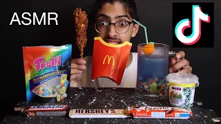 اصوات الاكل بطبخات التيك توك الغريبة اندومي بالبيض 😱 ASMR TikTok