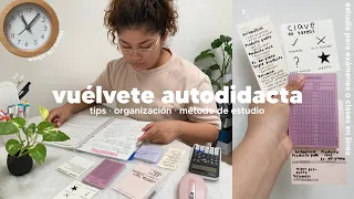 Estudia por tu cuenta: tips para estudiar de forma autodidacta para exámenes o clases en línea 🗓