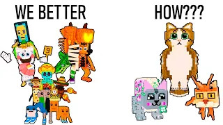 ALL Steal a Brainrot COMBINASION meets CAT BRAINROTS... (Meme)