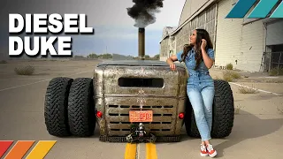 DIESEL DUKE: Compound Turbo 12V Cummins Model A Dually Rat Rod | EP31