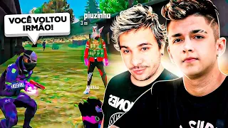 O PIU VOLTOU A JOGAR FREE FIRE FINALMENTE?? 👀