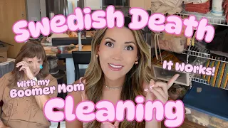 48 HOUR SWEDISH DEATH CLEANING MARATHON with my BOOMER PARENT lol (IT WORKS!!)