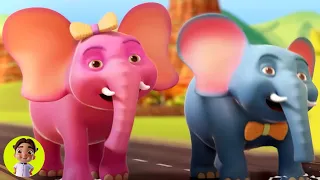 Ek Mota Hathi Song, एक मोटा हाथी, Kids Rhymes in Hindi and Elephant Video