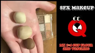 An easy Halloween candle tutorial for under $7 using items you have around your home #sfx_makeup