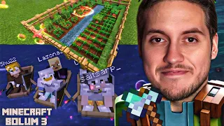 TARIM, KARLI BÖLGE VE HEROBRINE | EKİPLE MINECRAFT SURVIVAL | BÖLÜM 3 |