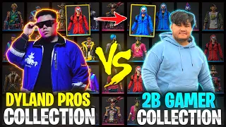 Dyland Pros Abishek🔥 vs Noob 2B Gamer😡 Collection Verus ||Who Won???||Garena Freefire