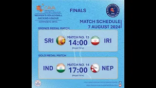 Nepal - India. नेपाल - भारत CAVA Women's Volleyball NATIONS LEAGUE Kathmandu, Nepal.