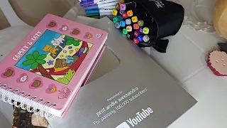 Colorindo bobbie Goods ao vivo.  