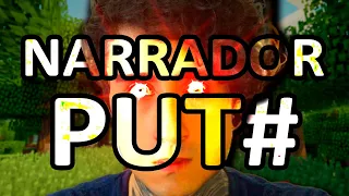 Minecraft com 🤬 NARRADOR 🤬