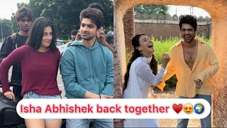 Abhishek and isha ki Undekhi Masti ♥️😍 || BTS  || Ni tu baar baar ( Part 1 ) 